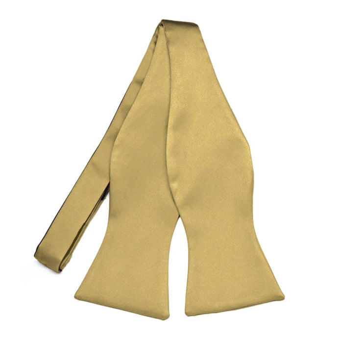 Light Gold Premium Self-Tie Bow Tie