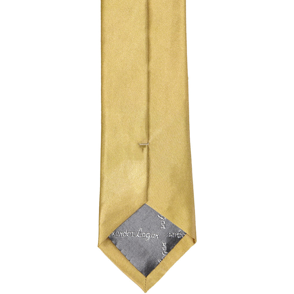 mens gold neck tie