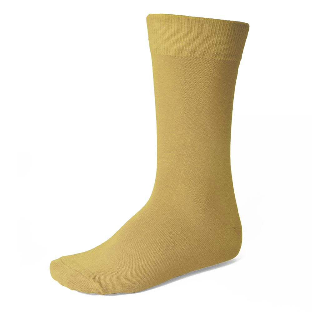 Men's Pale Gold Socks TieMart Men's Pale Gold Socks TieMart