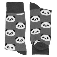 Load image into Gallery viewer, Pair of men&#39;s panda bear novelty socks