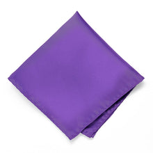 Load image into Gallery viewer, Pansy Purple Premium Pocket Square