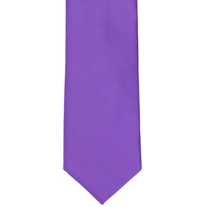 Pansy purple tie front view