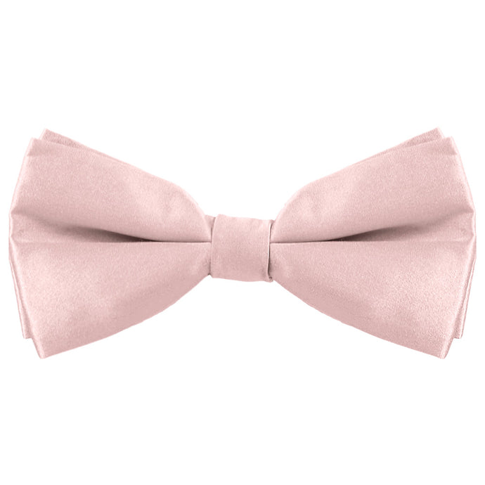 Pastel Pink Silk Bow Tie
