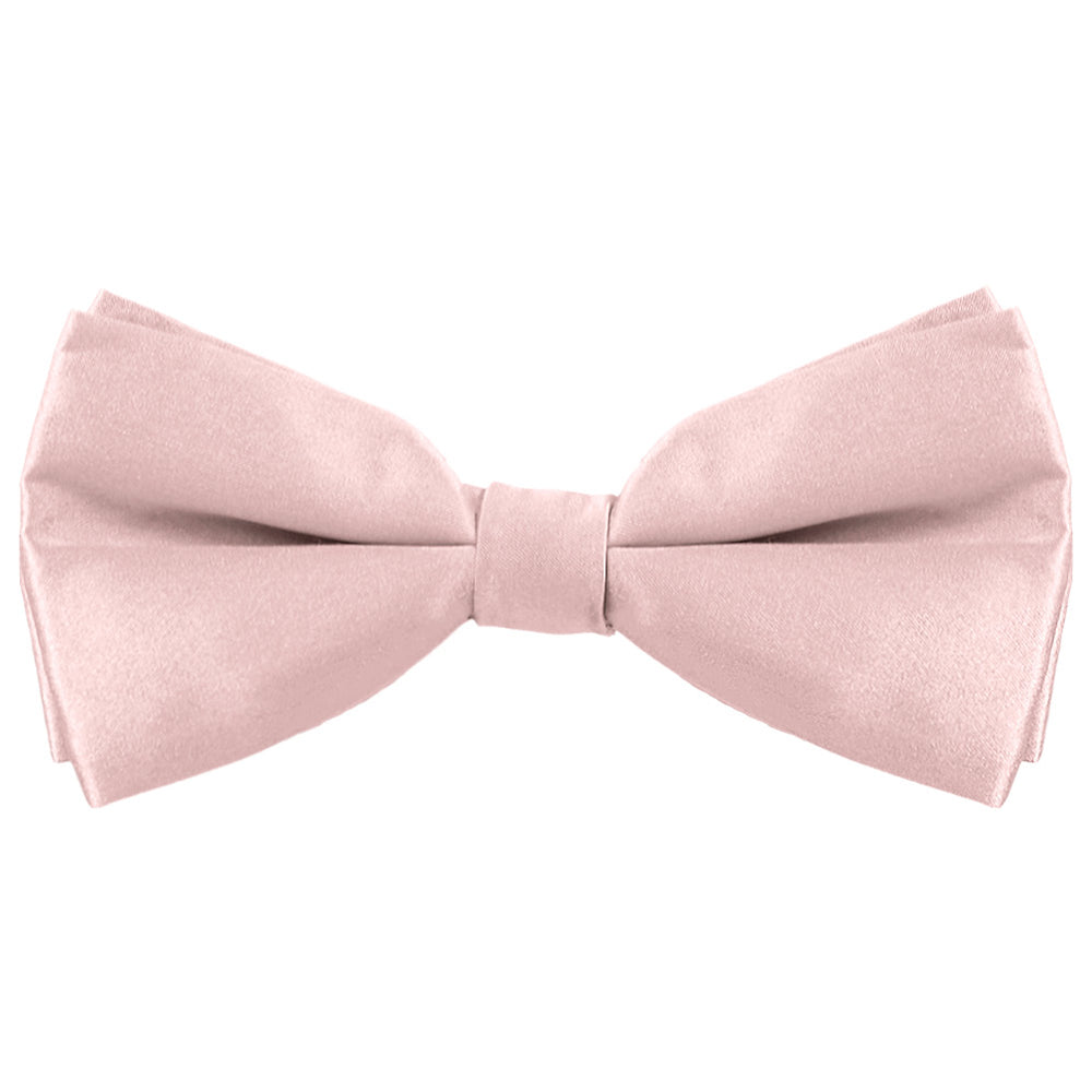 Pastel Pink Silk Bow Tie