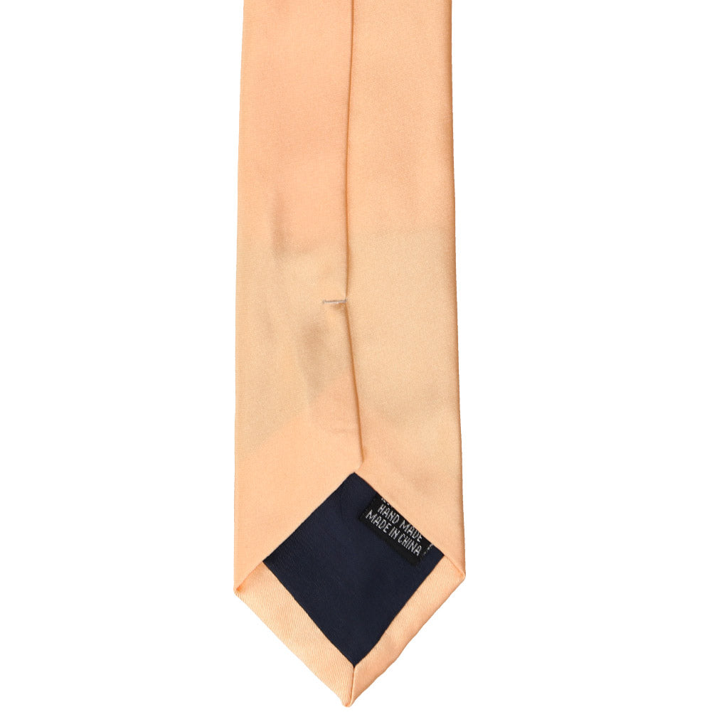 peach slim tie