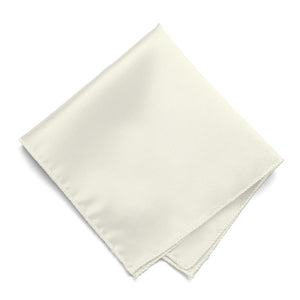 Pearl Solid Color Pocket Square