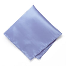 Load image into Gallery viewer, A periwinkle pocket square, folded into a diamond shape
