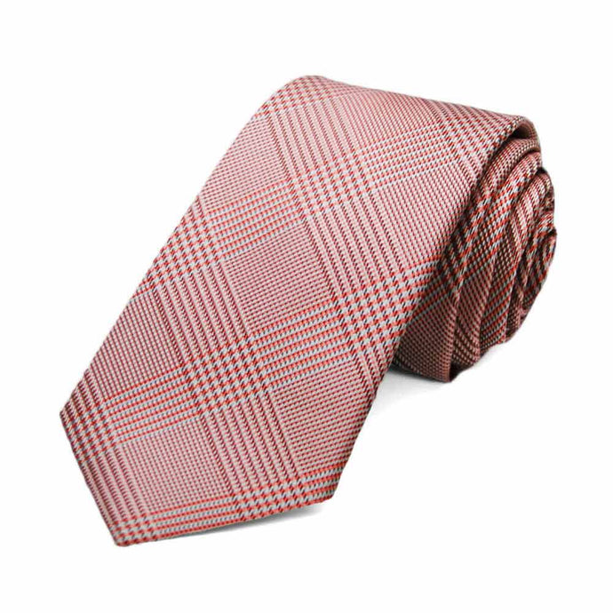 Persimmon Jamestown Glen Plaid Slim Necktie
