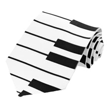 Load image into Gallery viewer, Piano keys on a necktie