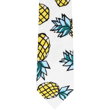 Load image into Gallery viewer, Pineapple pattern with a white background unfolded.