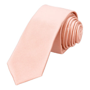 Pink Joy Skinny Necktie, 2" Width