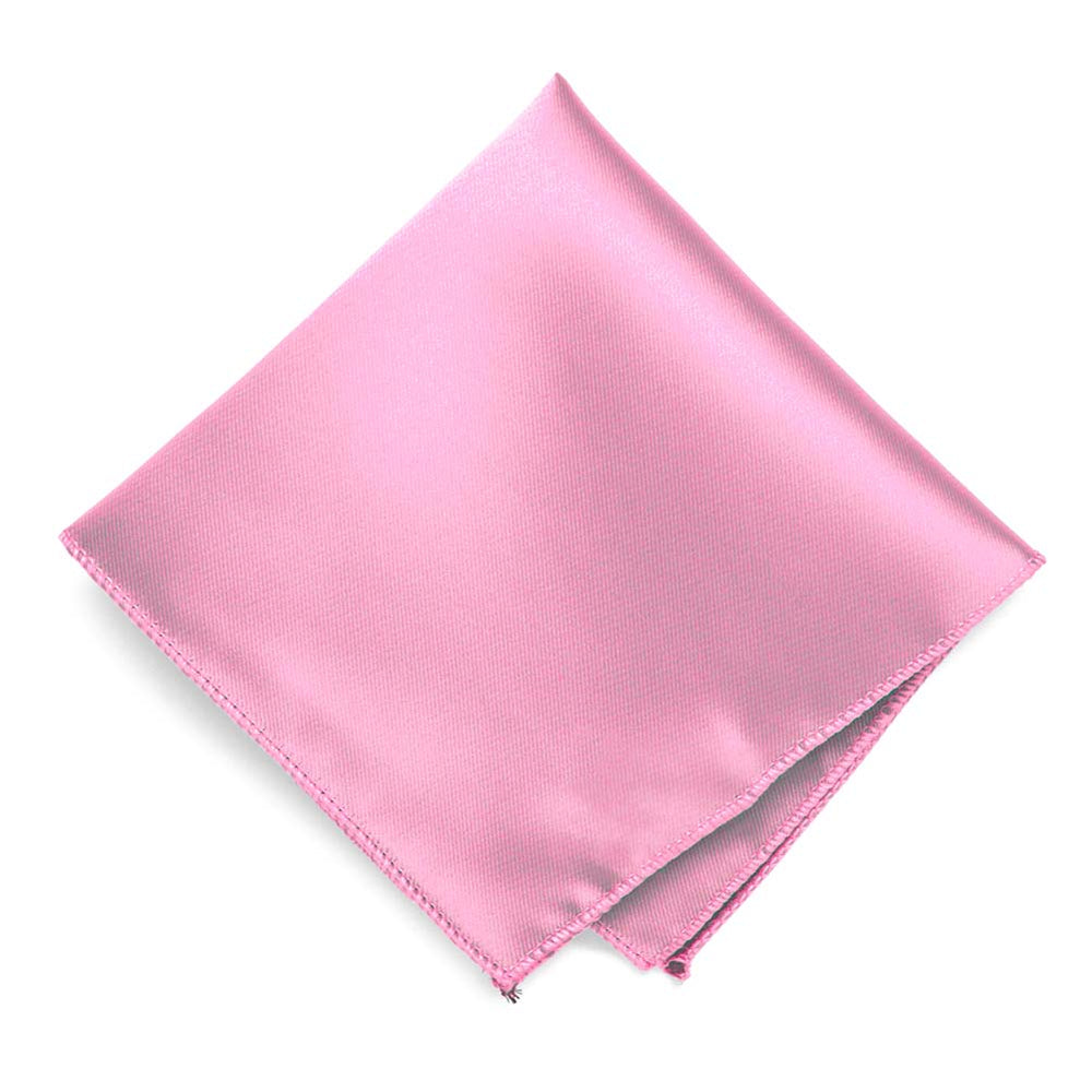 Pink Solid Color Pocket Square