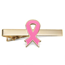 Load image into Gallery viewer, Breast Cancer Awareness Tie Bar