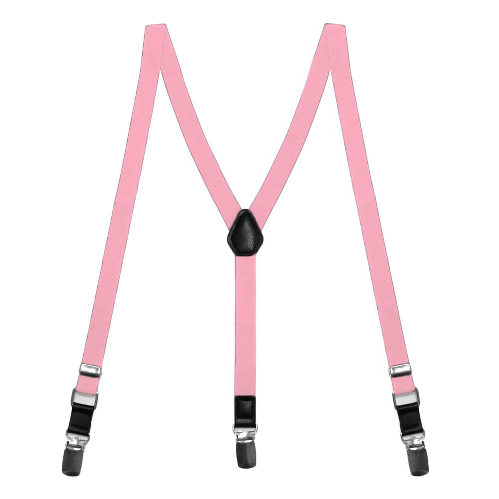 Pink Skinny Suspenders
