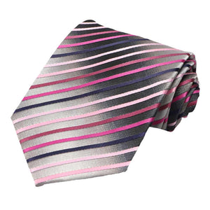 Pink Kissimmee Striped Necktie