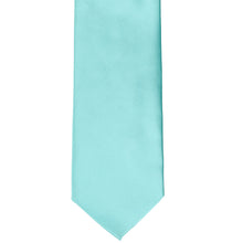 Load image into Gallery viewer, Front view pool blue necktie