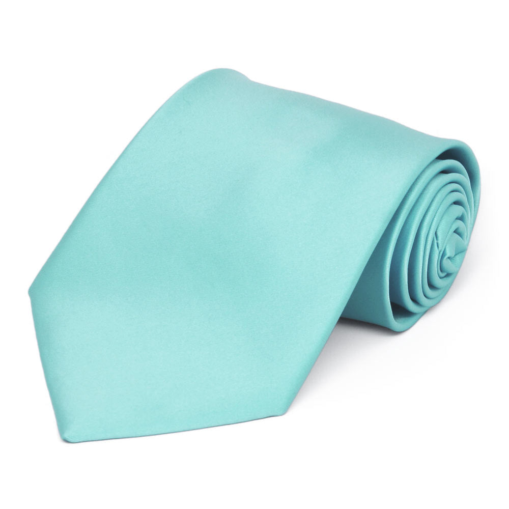 Pool Premium Extra Long Solid Color Necktie