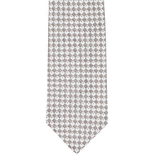 Load image into Gallery viewer, Portobello and white checked tie, flat view