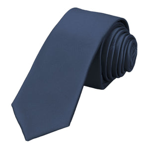 Presidential Blue Skinny Necktie, 2" Width
