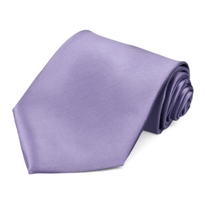 Soft shade of purple aster necktie