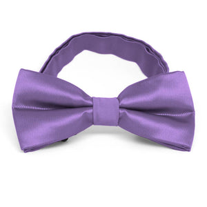 Purple Band Collar Bow Tie