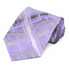 Load image into Gallery viewer, Purple Oxbow Plaid Necktie