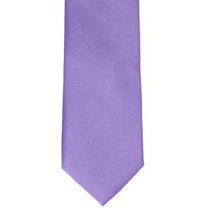 Light purple solid color staff tie front view