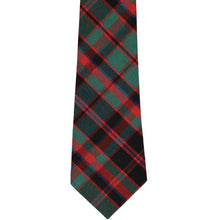 Load image into Gallery viewer, The front of a red and green plaid tie