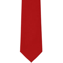 Load image into Gallery viewer, Front view red matte necktie