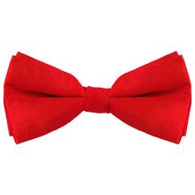 Load image into Gallery viewer, Red Silk Bow Tie