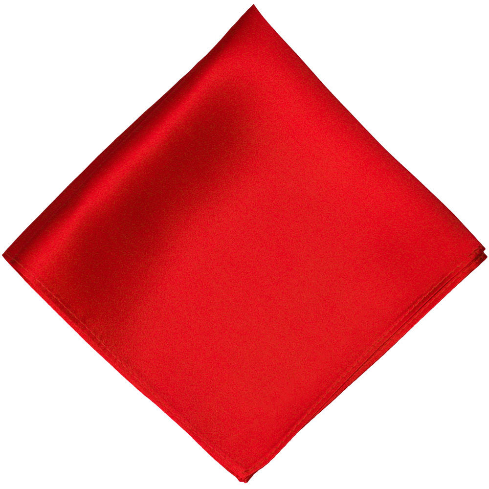 Red Silk Pocket Square