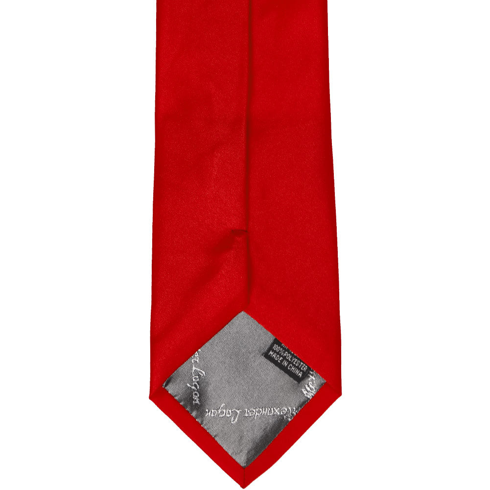 Red Solid Color Zipper Ties | Shop at TieMart – TieMart, Inc.