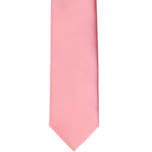 Load image into Gallery viewer, Front bottom view of a rose petal slim tie