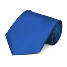 Load image into Gallery viewer, Royal Blue Extra Long Solid Color Necktie