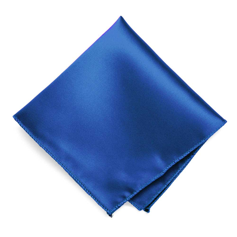Royal Blue Solid Color Pocket Square