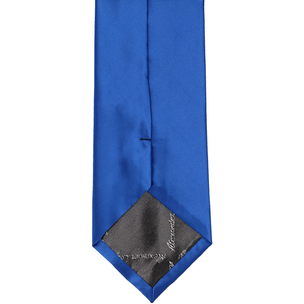 Royal Blue Extra Long Solid Color Necktie TieMart