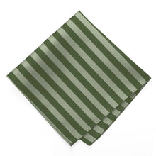 Load image into Gallery viewer, Sage Formal Striped Pocket Square