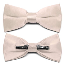 Load image into Gallery viewer, Sand Pink Clip-On Bow Tie