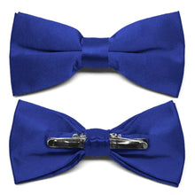 Load image into Gallery viewer, Sapphire Blue Clip-On Bow Tie