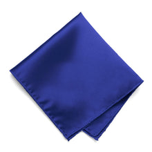 Load image into Gallery viewer, Sapphire Blue Solid Color Pocket Square