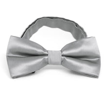 Load image into Gallery viewer, Silver Band Collar Bow Tie