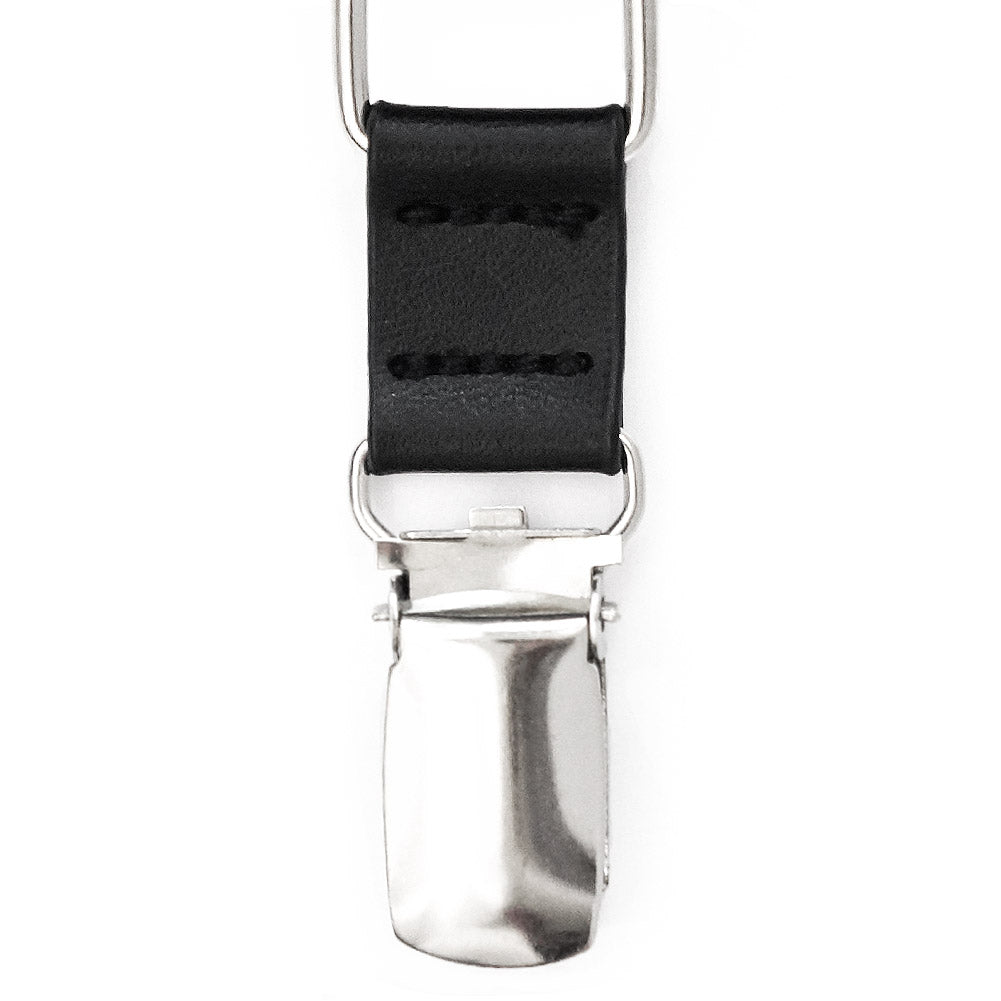 Boys' Dark Navy Blue Skinny Suspenders | Shop at TieMart – TieMart