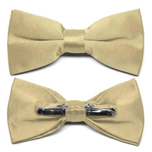 Load image into Gallery viewer, Sparkling Champagne Clip-On Bow Tie