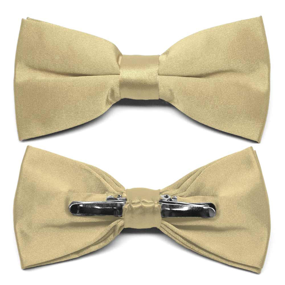 Sparkling Champagne Clip-On Bow Tie