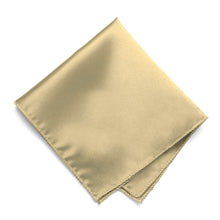Load image into Gallery viewer, Sparkling Champagne Solid Color Pocket Square