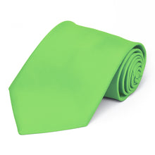 Load image into Gallery viewer, Spring green extra long tie