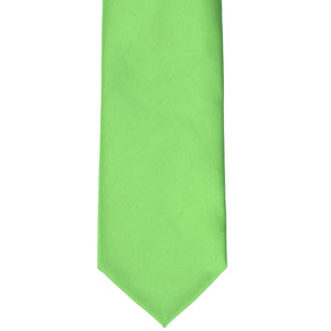 Front view spring green tie