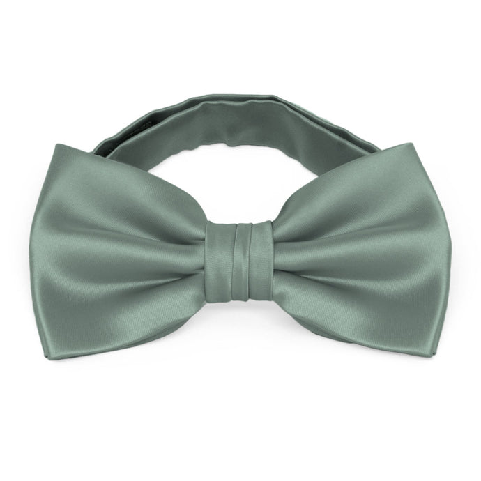 Stormy Gray Premium Bow Tie