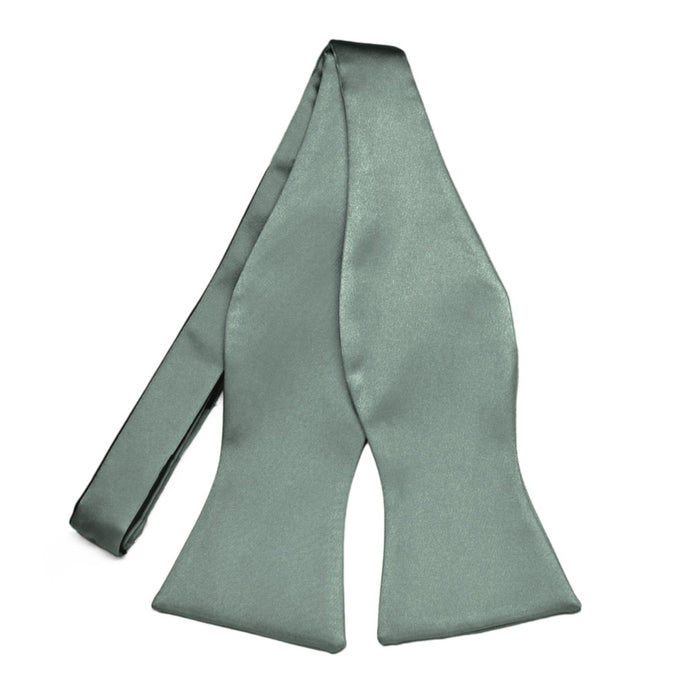 Stormy Gray Premium Self-Tie Bow Tie