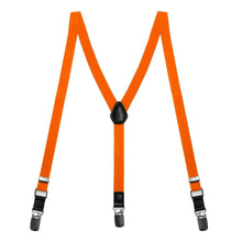 Load image into Gallery viewer, Tangerine Skinny Suspenders
